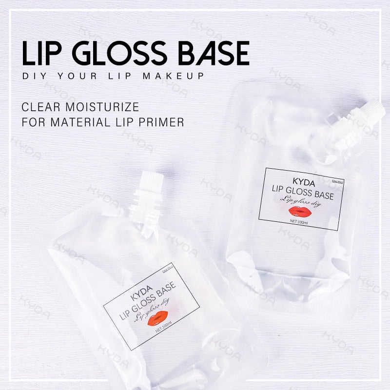 KYDA 200ML Moisturize Lip Gloss Base,Material Lip Makeup Primers, Non-Stick Lipstick Primer Lip Gloss Base for DIY Handmade Lip Balms Lip Gloss-200g - Image 2
